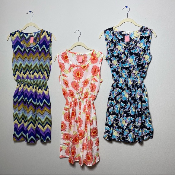 (5/$25‎ SALE ✅) Drunken Tango Sleeveless Smocked Waist Pullover Sundress  XXL - Picture 6 of 8